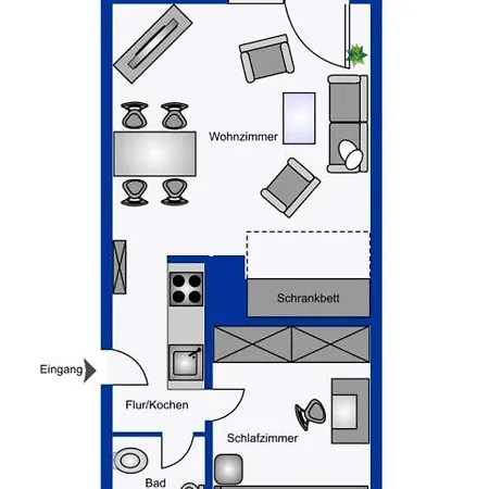 公寓 Nordland - Langeness 威克奥夫弗尔